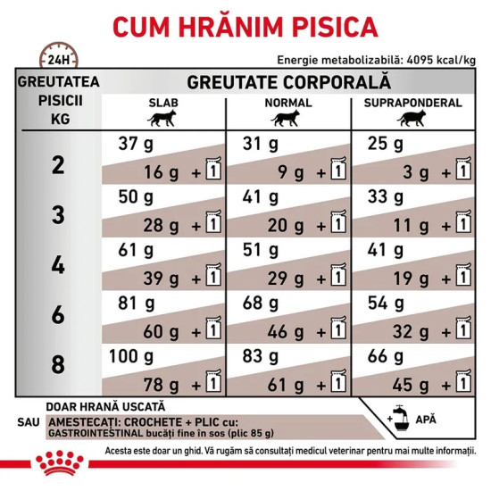 Royal Canin Gastrointestinal Cat – Hrană Uscată Dietetică pentru Pisici cu Probleme Digestive, 4 kg